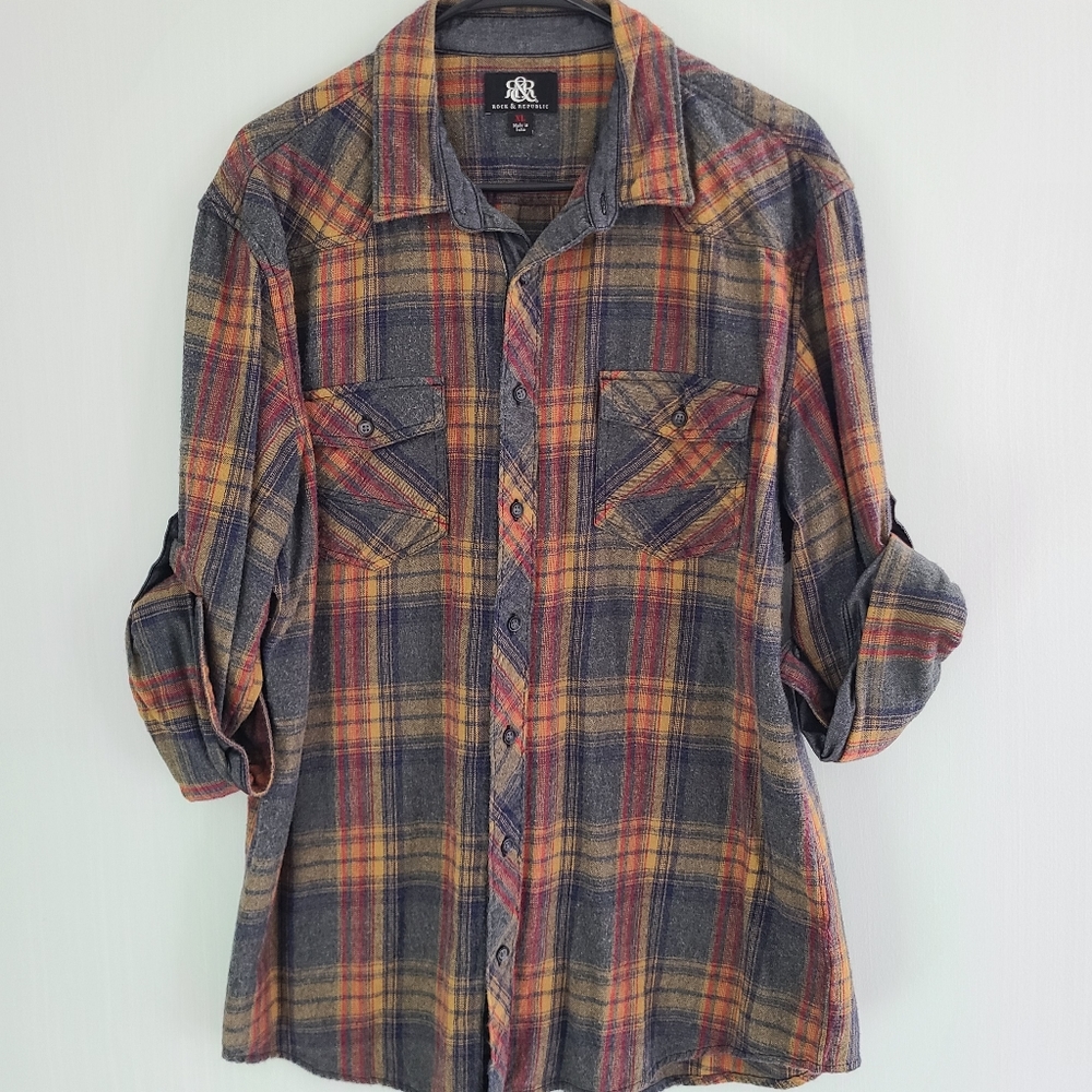 Men's Rock & Republic Flannel Size: XL
